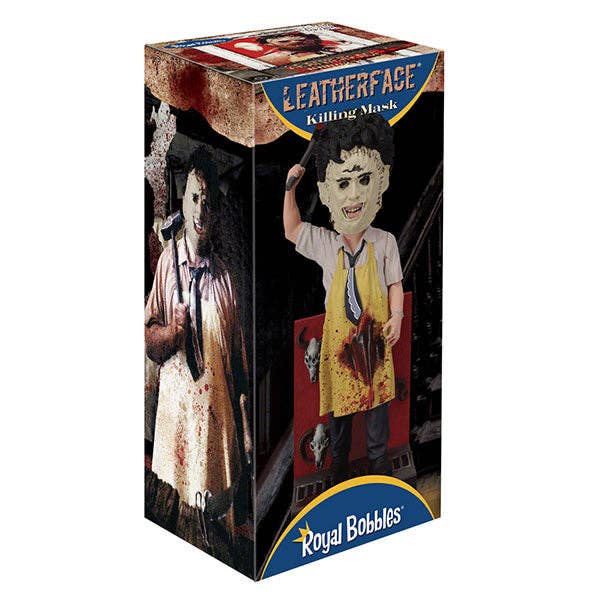 BOBBLES - Royal Bobbles Leatherface Killing Mask Bobblehead Statue