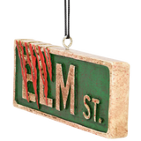 Elm St. Street Sign Halloween Ornament
