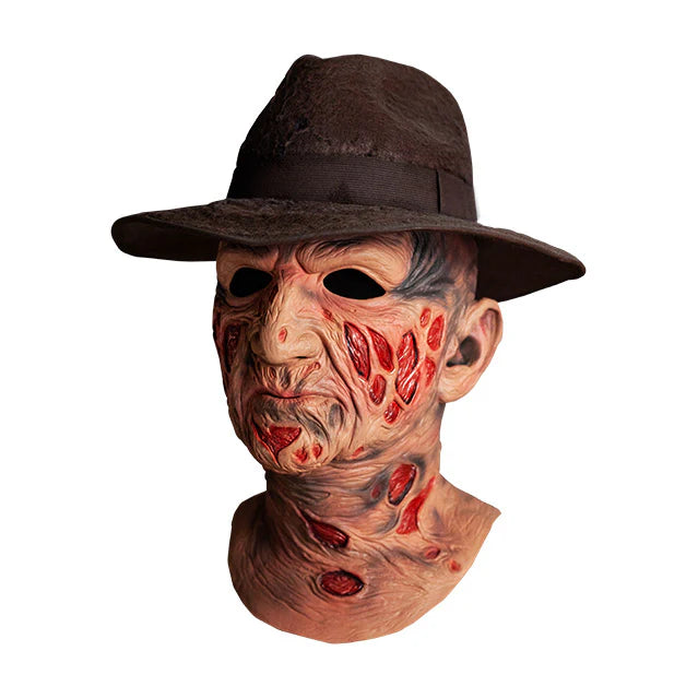 MASKS - A Nightmare on Elm Street - Deluxe Freddy Krueger Mask with Fedora Hat