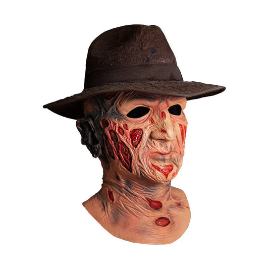 MASKS - A Nightmare on Elm Street - Deluxe Freddy Krueger Mask with Fedora Hat