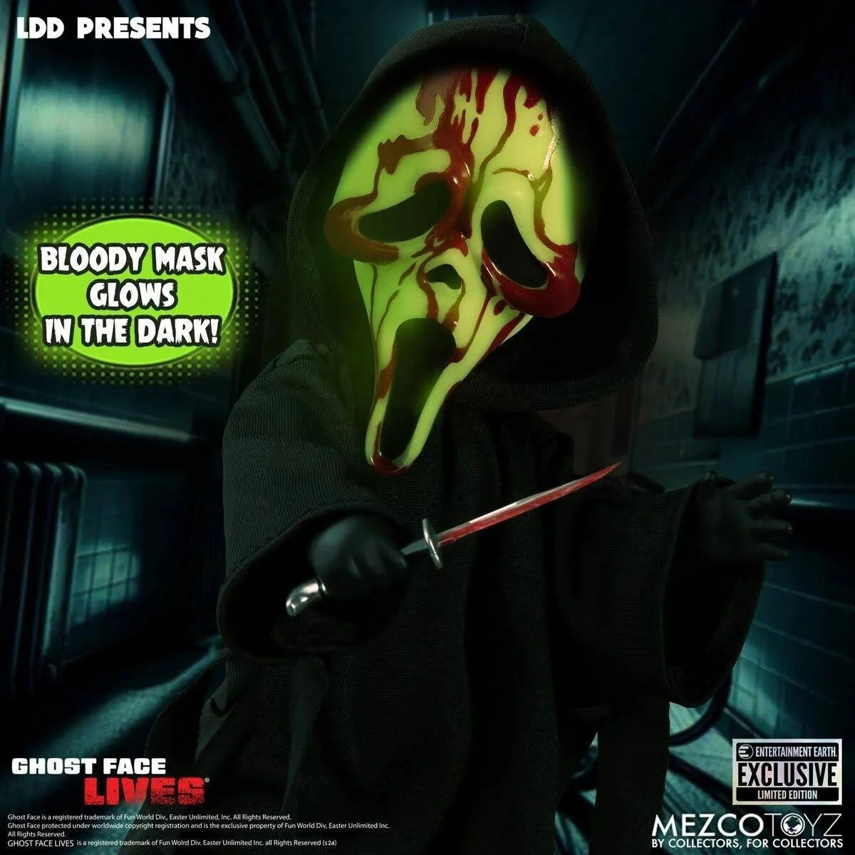 MEZCO Living Dead Dolls Presents "The Bloody Edition" Ghostface Lives Plush