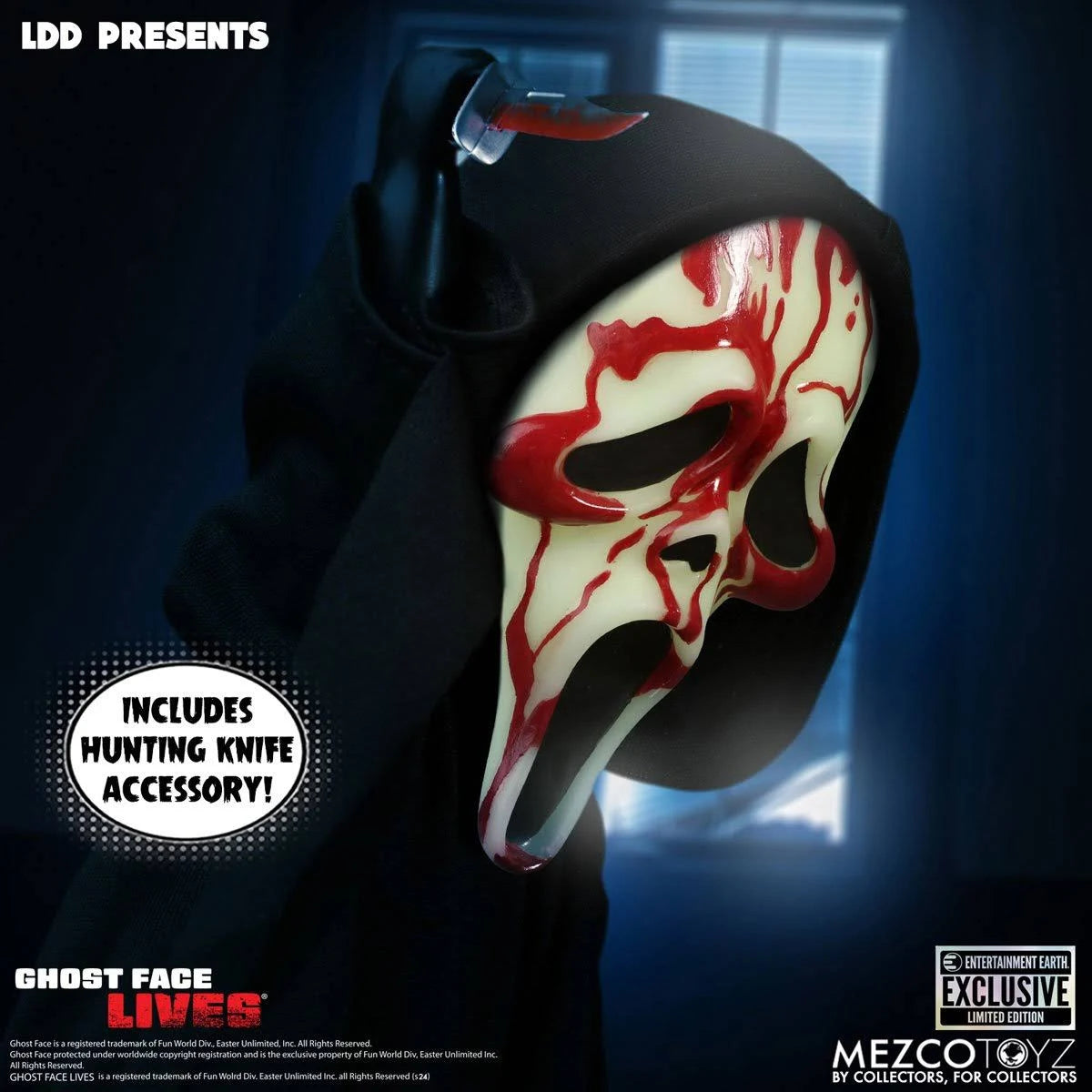 MEZCO Living Dead Dolls Presents "The Bloody Edition" Ghostface Lives Plush