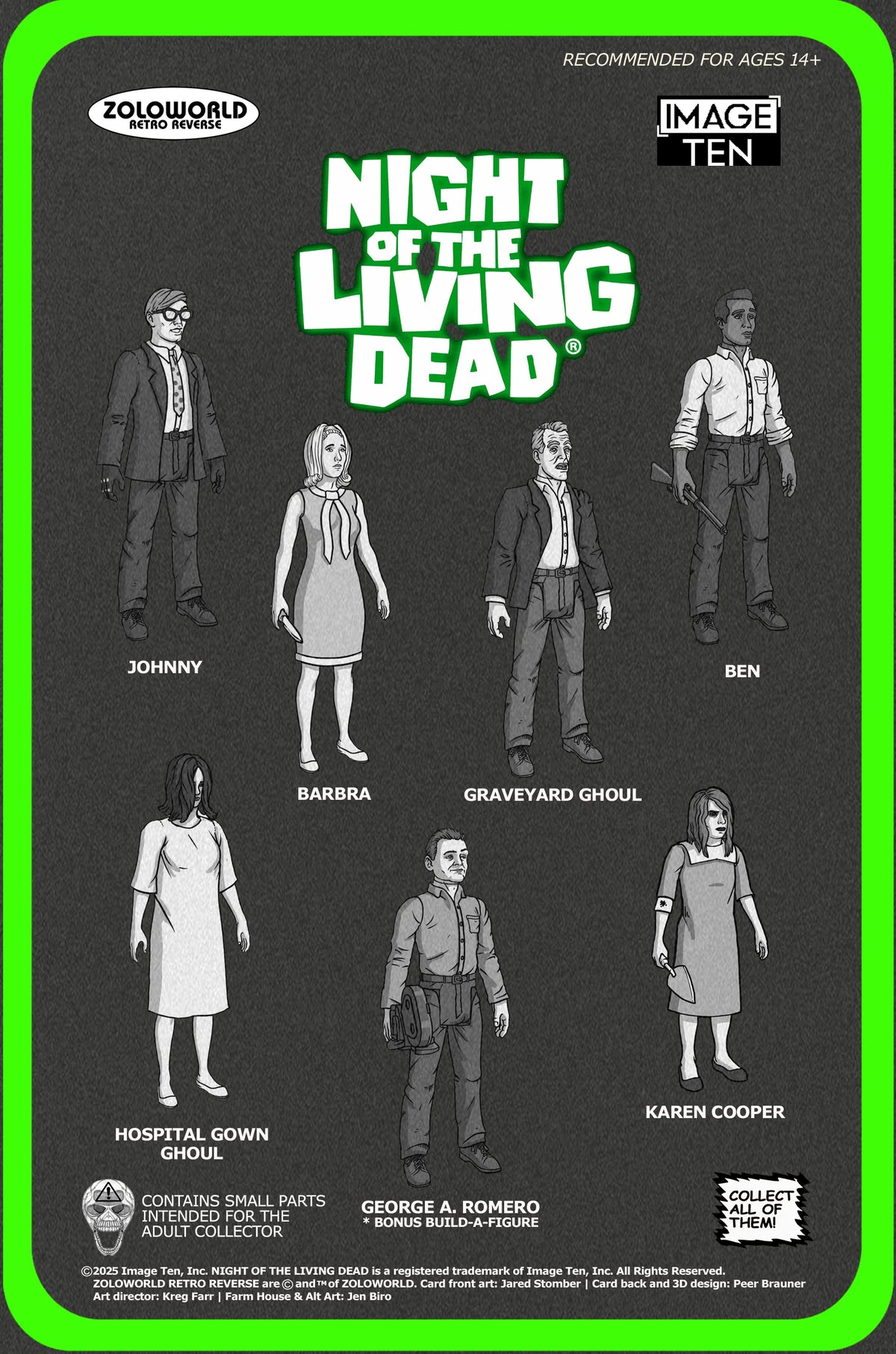 Night of the Living Dead Zoloworld Retro George A. Romero 3.75" Action Figure [ULTIMATE RARE] LIVING DEAD WEEKEND EXCLUSIVE