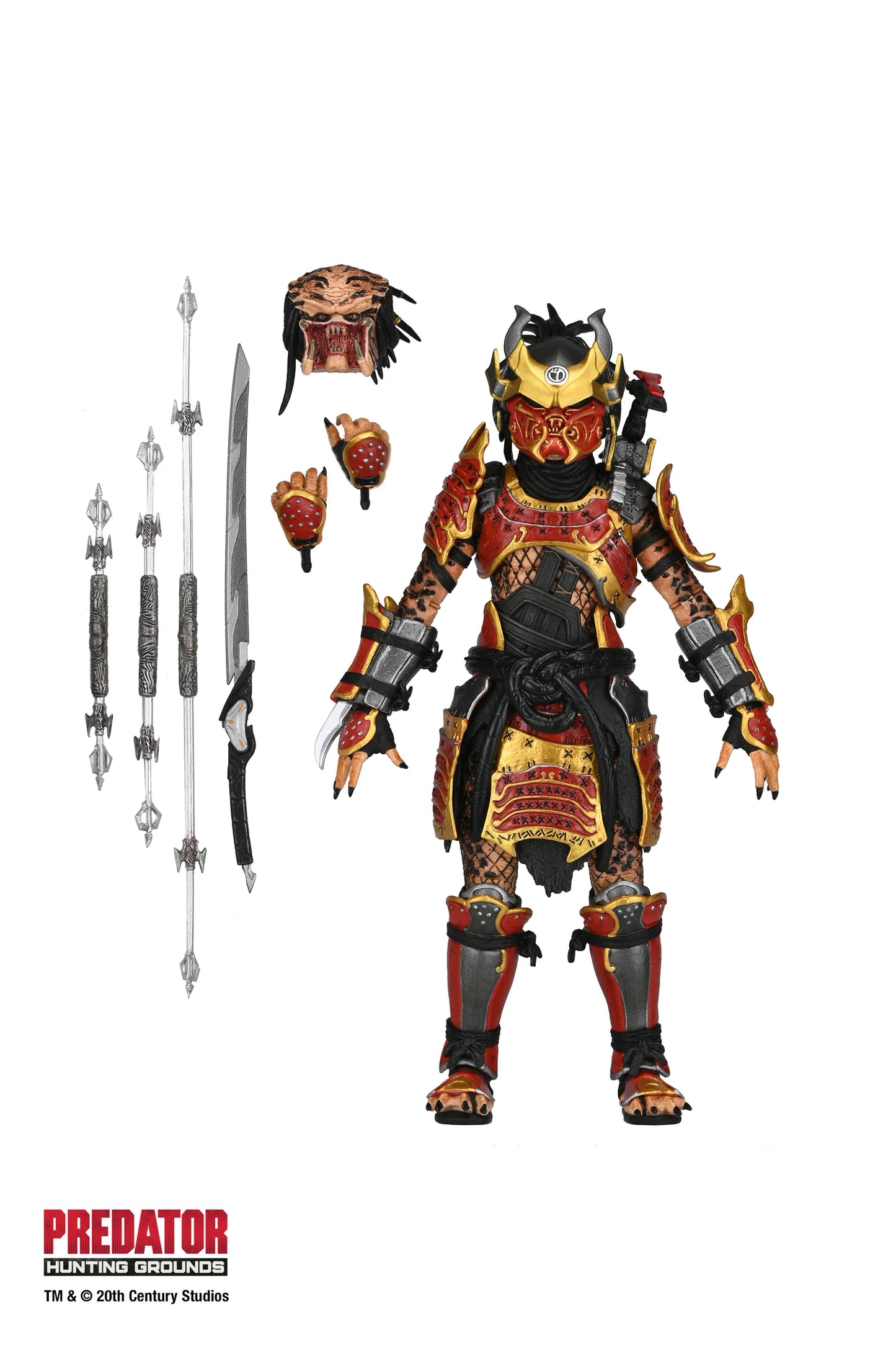 NECA - Predator: Hunting Grounds - Ultimate Samurai Predator 7” Scale Action Figure PREORDER