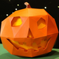 3-D Pumpkin Paper Sculpture
