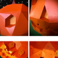 3-D Pumpkin Paper Sculpture