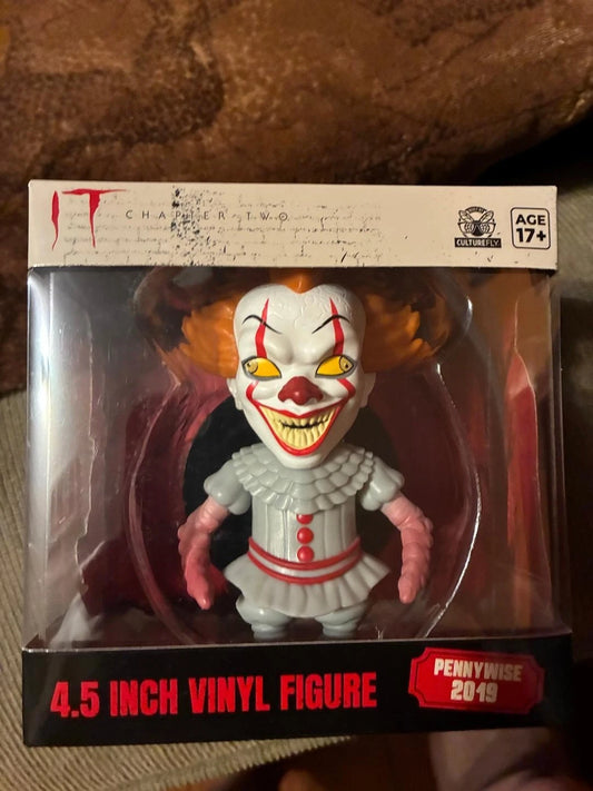 IT CHAPTER TWO 4.5" Vinyl Figure Collectible, PENNYWISE 2019