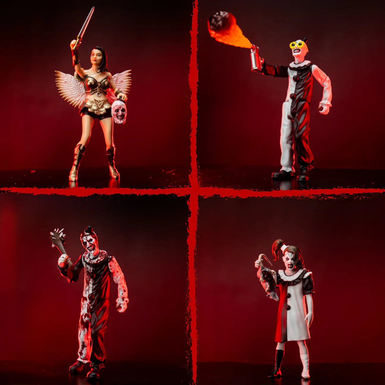 Terrifier 2 Little Pale Girl フィギュア Mezco LDD Presents Terrifier: Little Pale Girl